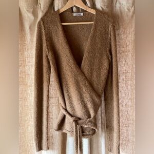 A Detacher Alpaca/Wool Wrap Sweater